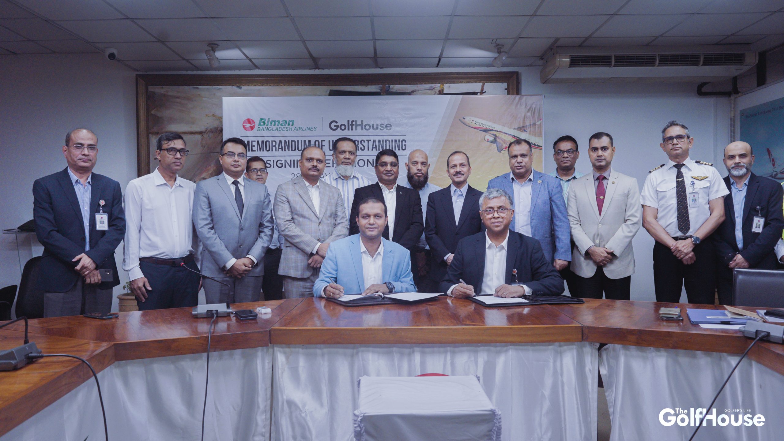 Biman Bangladesh Airlines and GolfHouse join hands to promote golf in Bangladesh