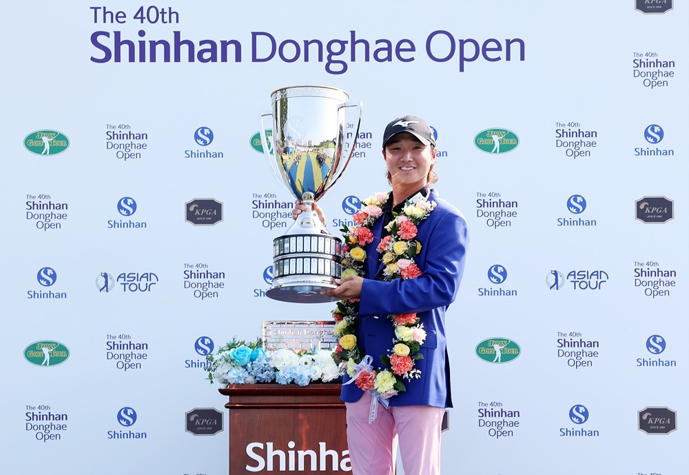 Kensei Hirata won the 40th Shinhan Donghae