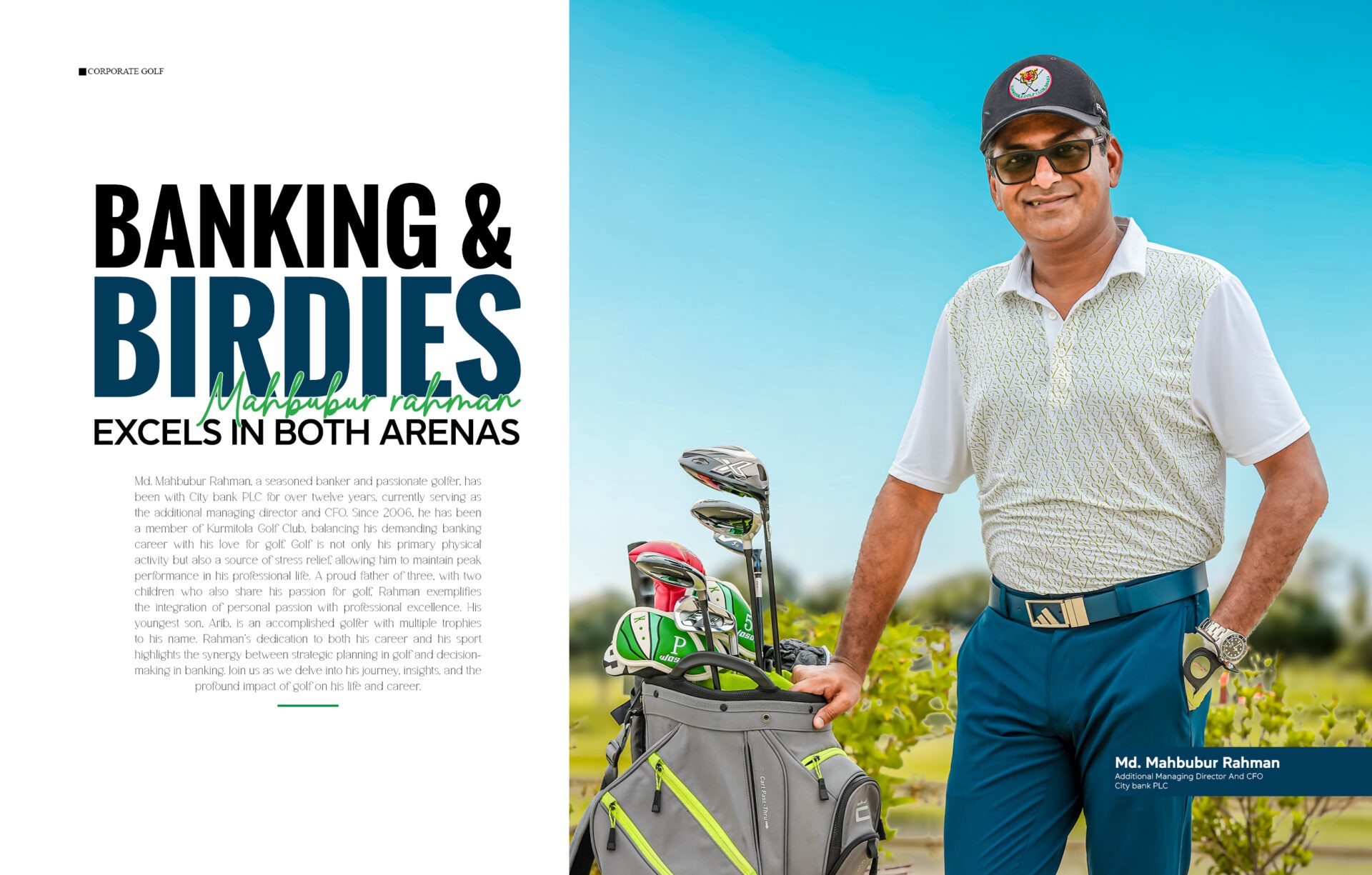 Banking and Birdies Mahbubur Rahman Excels in Both Arenas